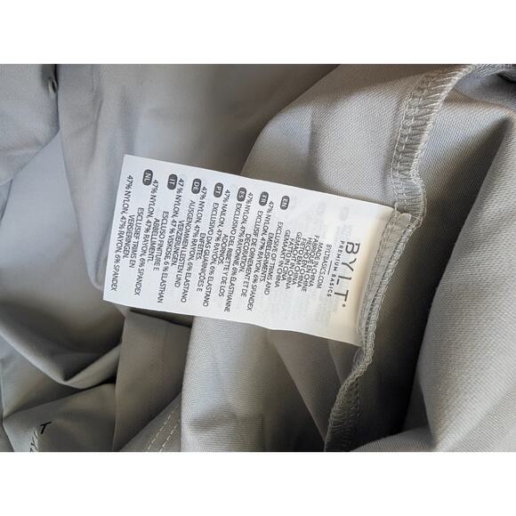 BYLT Premium Basics Hoodie Mens Large Gray Elite Drop-Cut Long Sleeve Pullover - Picture 4 of 4